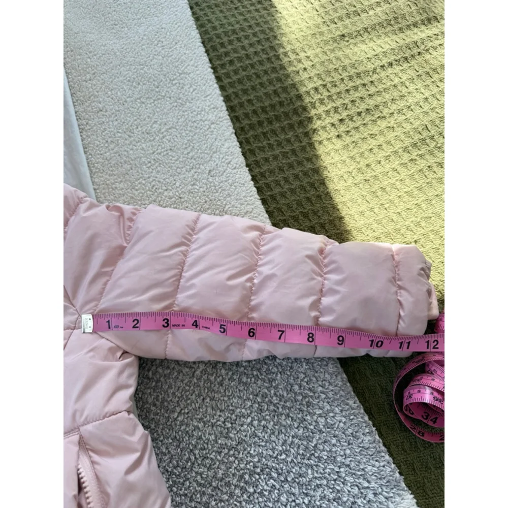 Girls Amazon Essentials Pink Puffer Jacket XS